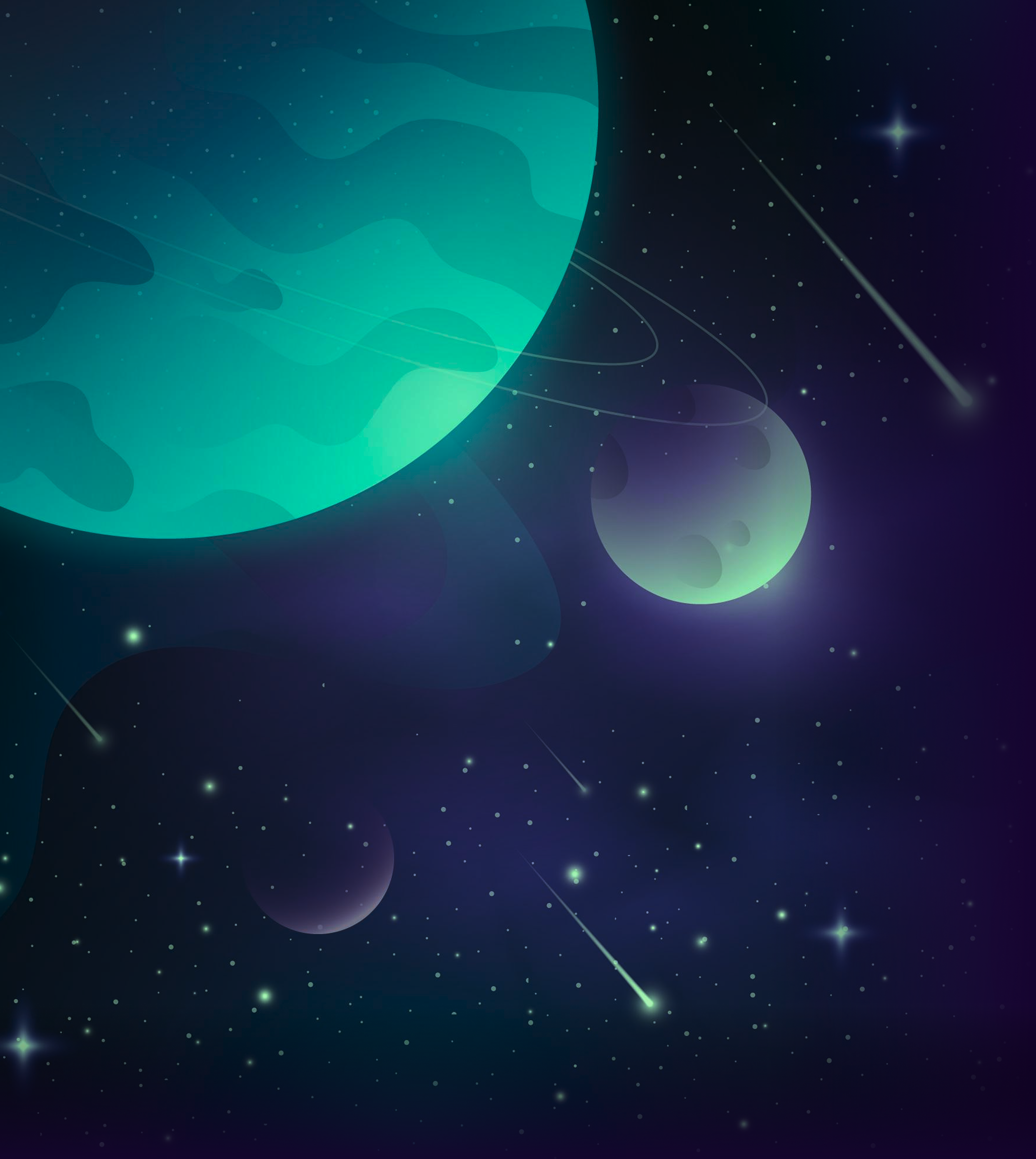 Solar System Background